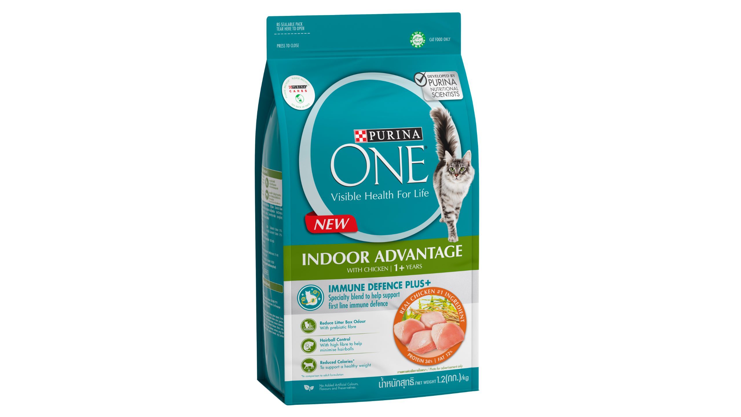 Cat food outlet indoor advantage